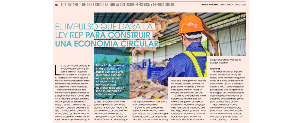 El impulso que dará la Ley Rep para construir Una economía Circular.